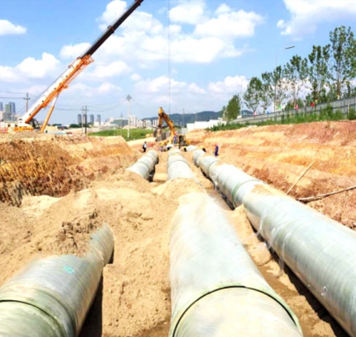 玻璃钢夹砂排水管 玻璃钢夹砂排水管